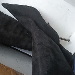 Essere Black Knee High Boots  fashion shoes